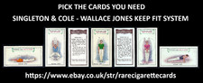 SINGLETON & COLE - WALLACE JONES KEEP FIT SYSTEM - PICK THE CARDS YOU NEED