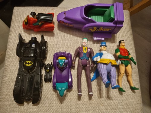 Kenner batman bat cycle joker - batman,