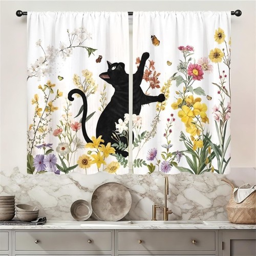 Kitchen curtain set with - set,