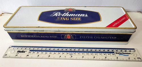 Vintage rothmans king size tin - rothmans,