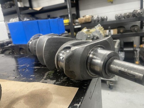 Midget race crankshaft - mg,