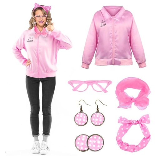 Pink ladies fancy dress - ladies,