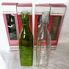 Square Storage Glass Bottles