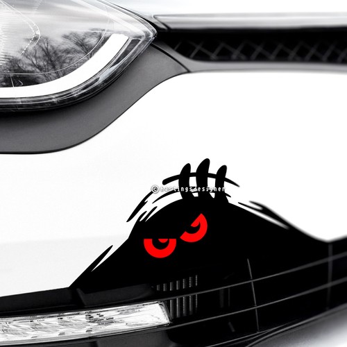 Monster red eyes peeper scary - monster,