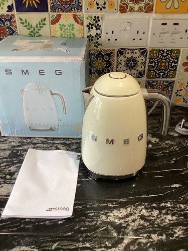 Smeg kettle klf03cruk cream - kettle,