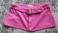 Corduroy micro mini  9" skirt  Size 16 Waist 36"