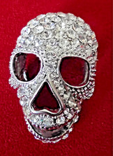 Butler&Wilson Brooch Skull