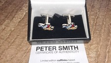 PETER SMITH Cufflinks, Highly Collectable Limited Edition. "Opposites Attract"
