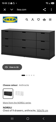 Ikea nordli chest drawers - nordli,