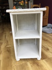 Vintage Lloyd Loom open-fronted Bedside Cabinet 