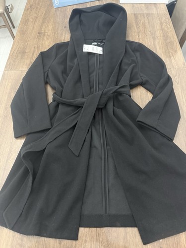 Zara black belted - belted, with