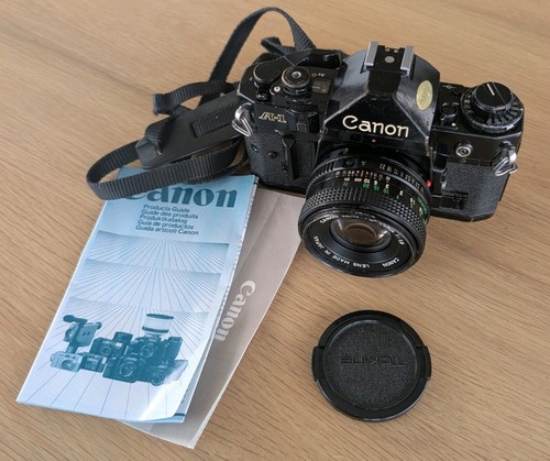 Canon 35mm slr film camera - a1,