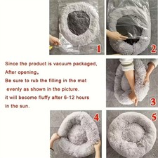 Large Warm Plush Pet Dog Bed
