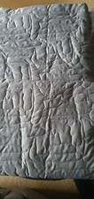 Kelly Hoppen bedding set bedspread/throw and x2 pillow covers king size silver 