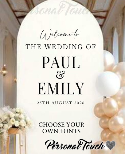Personalised wedding vinyl - personalised,