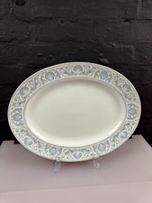 Wedgwood White Dolphins R4652 Oval Serving Platter Plate 39 cm x 30 Last 1