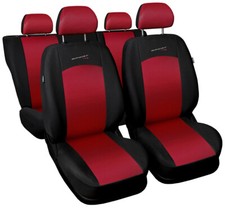 Seat covers fit SUZUKI SWIFT I II III IV V VI FULL SET black/red sport line