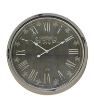 Large 50cm Grey Gray Metal &