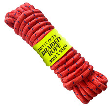 Braided Rope 30Mx9MM Heavy Duty Polypropylene Outdoor Multipurpose Utility Cord