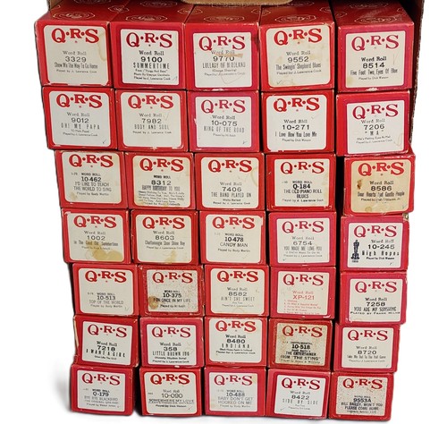 Word roll piano rolls - q.r.s.,
