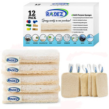Loofah Sponges Washing Up Award Winning Eco Kitchen ,For Dish 12 Pack