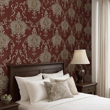 Burgundy red beige gold