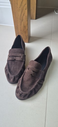 Brown suede arrange shoes - brown,