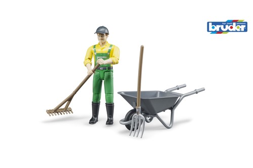 Bruder bworld farmer figure - bworld,