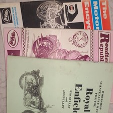Royal Enfield Bullet 350 & 500 Workshop Man, motorcyclist encyc, roadtests repub