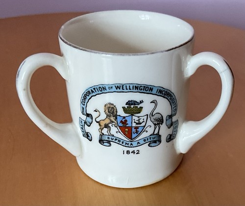 Handled porcelain loving - loving, cup