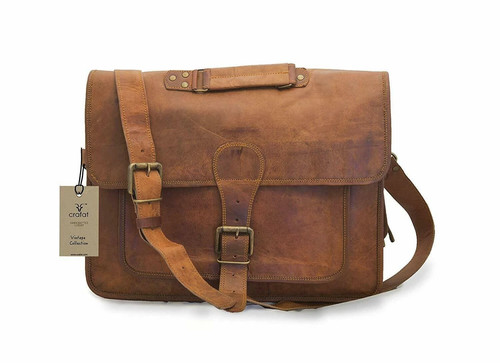 Men genuine leather vintage - genuine,