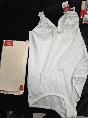 Triumph white pantee corselet - triumph,