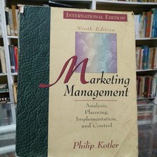 Marketing Management: Analysis, Planning and Cont... by Kotler, Philip Paperback