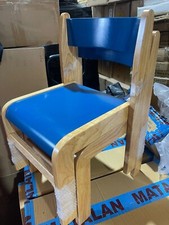 2x Kids Solid Wooden Chair Set