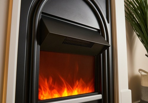 Electric fire white - fire,
