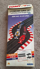 Tomy Aurora AFX Track 9" Chicane Curve Set with Kerbing and 15" Straights Boxed