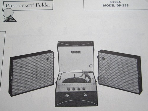 Decca 298 phonograph record - decca, dp-298