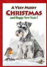 Miniature Schnauzer Dog A6 (4"