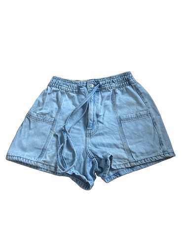 Denim cargo shorts women - denim,
