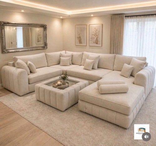 Beige solid velvet - beige,