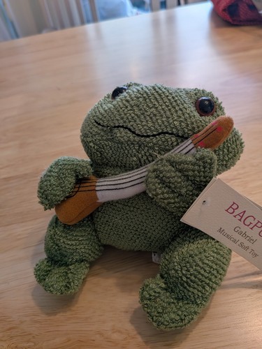 Bagpuss gabriel the toad plush - gabriel,