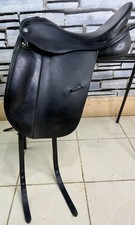 17 1/2” MN Albion Ultima Dressage Saddle - Black