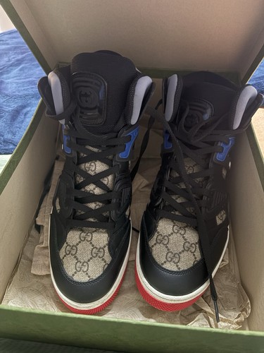 Gucci men high top logo - gucci, high-top