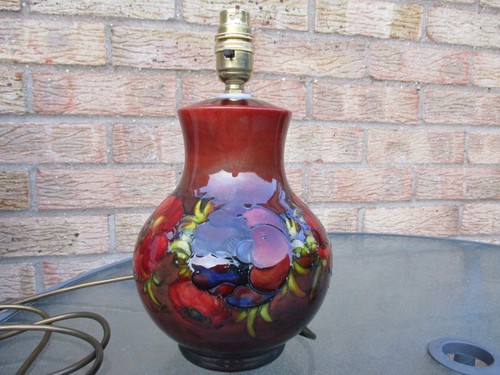 Moorcroft flambe anemone - flambe,