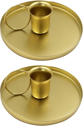 Iron candle holders 2pcs - holders,