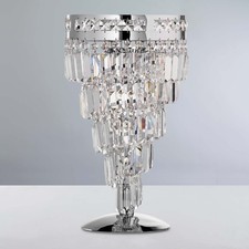 Large Chrome Luxury Crystal