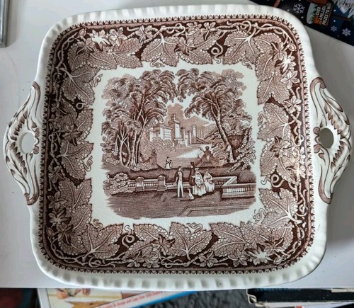 Vintage brown china masons - china,