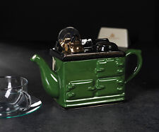 Carters of Suffolk Novelty Teapot Green Aga Full size
