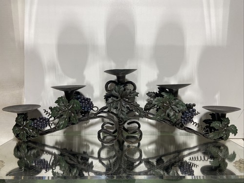 Iron table top candelabra - iron, 5