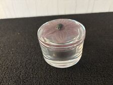 Daum France Crystal Flower Box